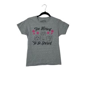 Farm Fed Golden Retriever Puppy Short Sleeve Cotton Graphic Tee Shirt